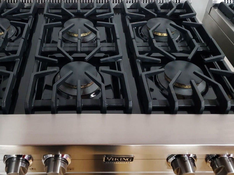 repaired cooktop of viking brand