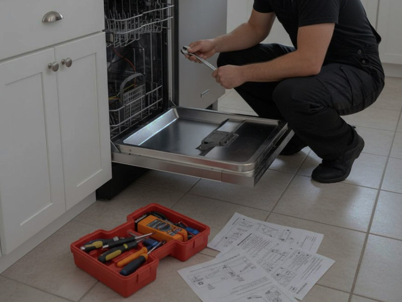 repairing kithcenaid dishwasher