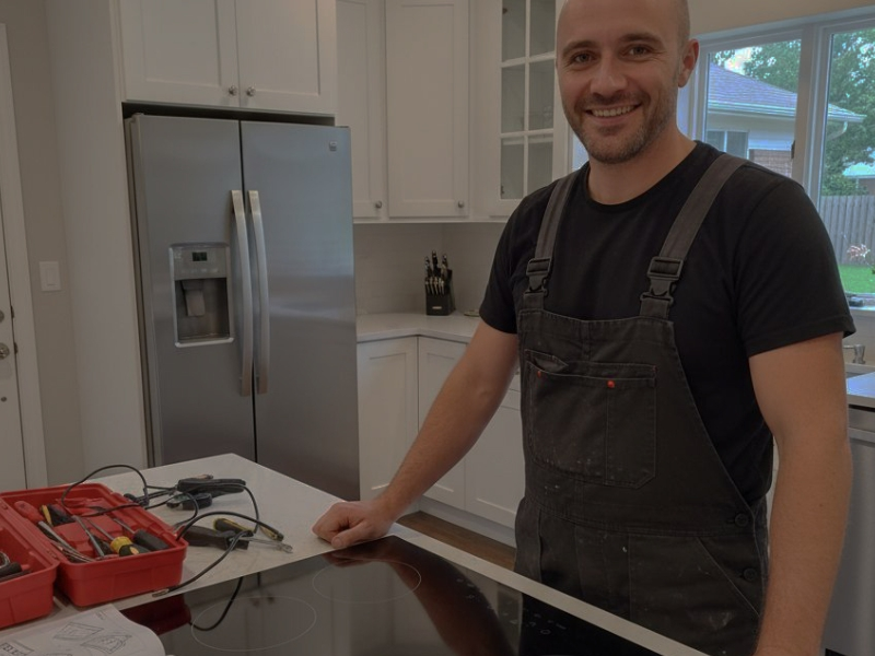 Thermador cooktop technician fixes problems