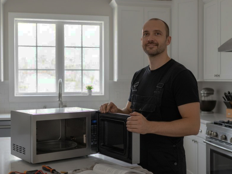 microwave kitchenaid service man